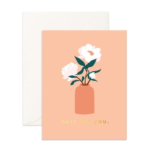 Fox & Fallow Here For You Card