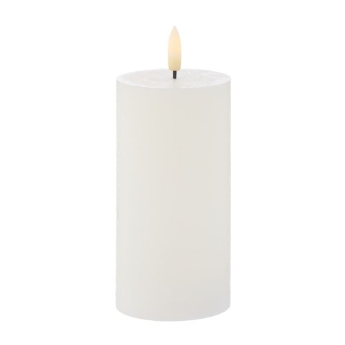 Amalfi Hughe LED Flickering Candle 15cm - White