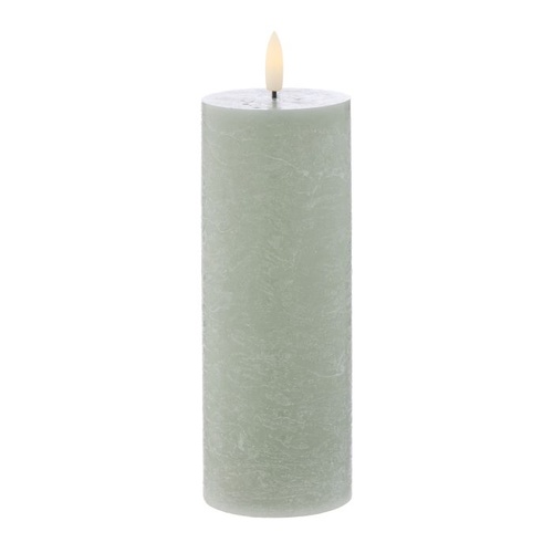 Amalfi Amalfi Hughe LED Flickering Candle 20cm - Green