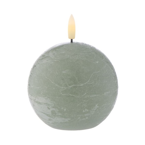 Amalfi Amalfi Hughe LED Flickering Spherical Candle - Green