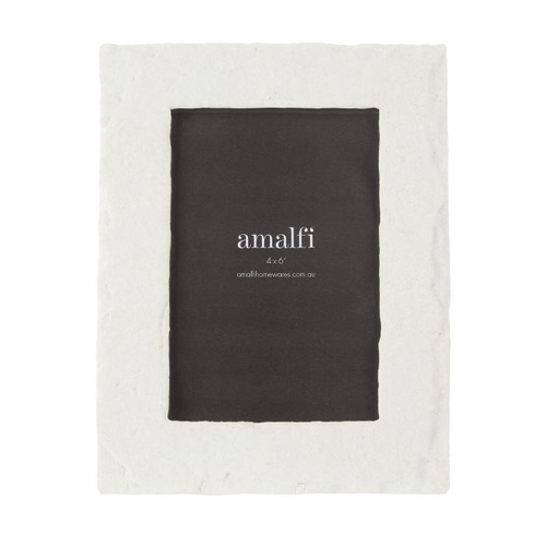 Amalfi Petra Photo Frame 4x6" - White