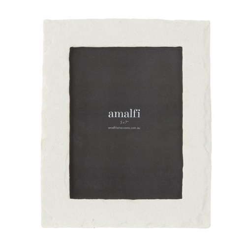 Amalfi Petra Photo Frame 5x7" - White