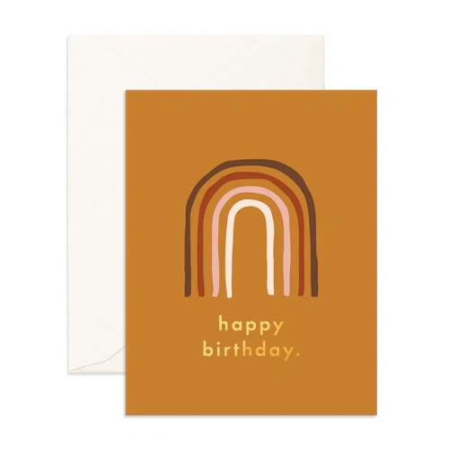 Fox & Fallow Greeting Card - Birthday Rainbow