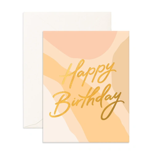 Fox & Fallow Birthday Casata Greeting Card