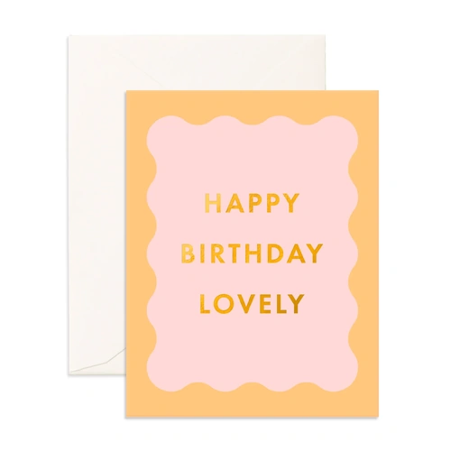 Fox & Fallow Lovely Wiggle Frame Card