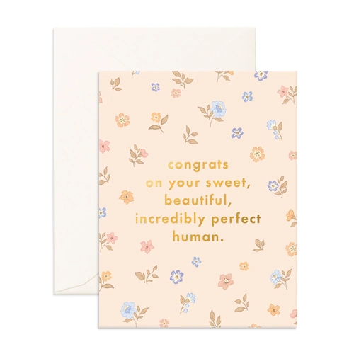 Fox & Fallow Congrats Sweet Human Card