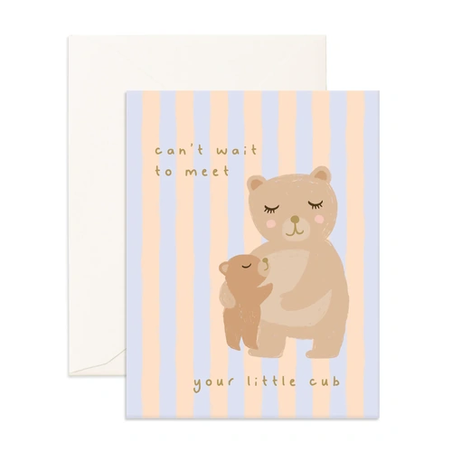 Fox & Fallow Meet Little One Cub Greeting Card
