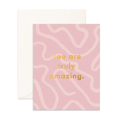 Fox & Fallow Truly Amazing Como Greeting Card