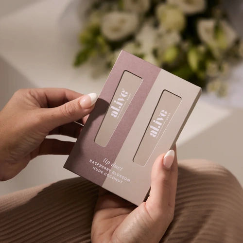 Al.ive Lip Duet - Raspberry Blossom & Nude Coconut