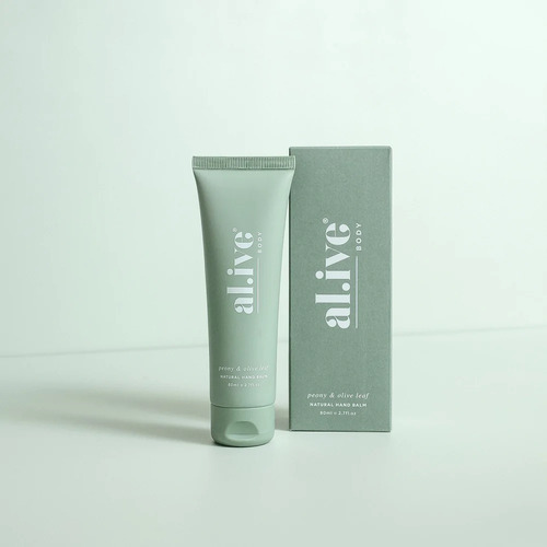 Al.ive Body Hand Balm 80ml - Peony & Olive Leaf