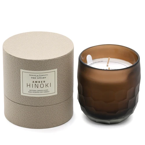 Apsley and Company Amber Hinoki Apiary Candle 350g