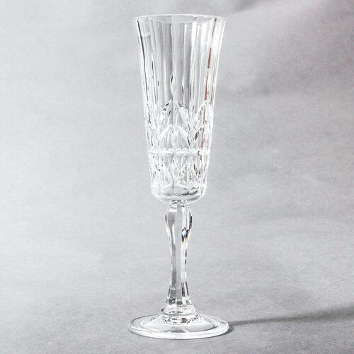 Indigo Love Collectors Flemington Acrylic Champagne Flute - Clear