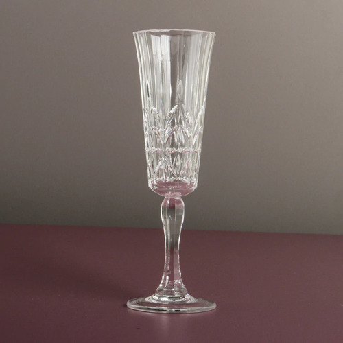 Indigo Love Collectors Pavilion Acrylic Champagne Flute - Clear