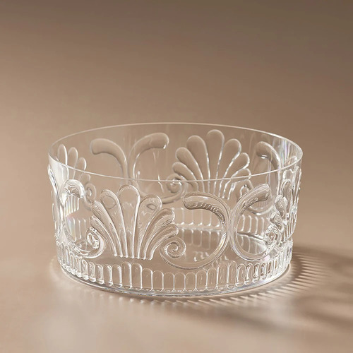 Indigo Love Collectors Flemington Acrylic Salad Bowl - Clear