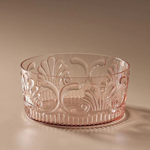 Indigo Love Collectors Flemington Acrylic Salad Bowl - Pale Pink