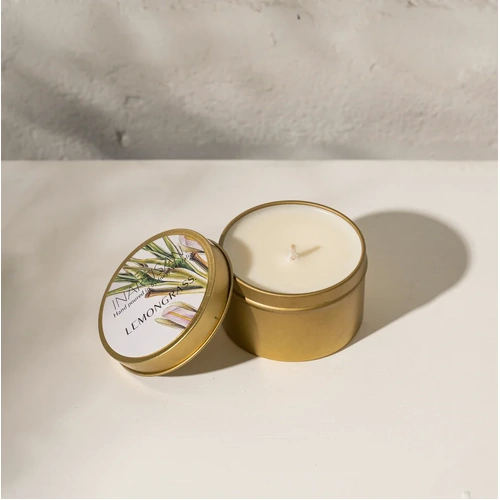 Inartisan Soy Candle in Travel Tin - Lemongrass