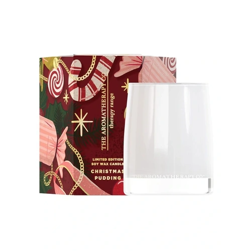 The Aromatherapy Co Therapy LE Candle 80g - Christmas Pudding