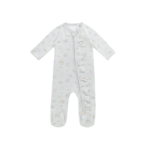 Jamie Kay Organic Cotton Melanie Onepiece - Petite Fleur Blue [Size: 3-6M]