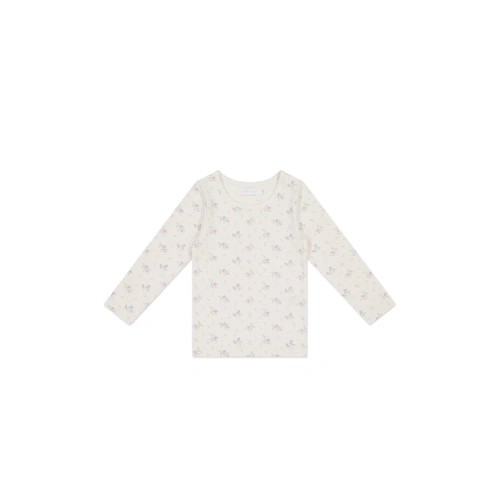 Jamie Kay Organic Cotton Long Sleeve Top - Thelma Orchid