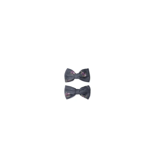 Jamie Kay Organic Cotton Noelle 2pk Bow - Simone Lava