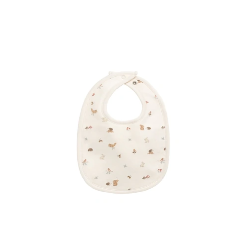 Jamie Kay Organic Cotton Bib - Forest Gathering