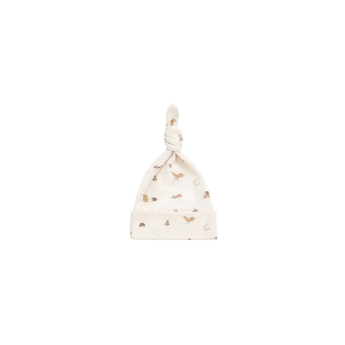 Jamie Kay Organic Cotton Knot Beanie - Forest Gathering