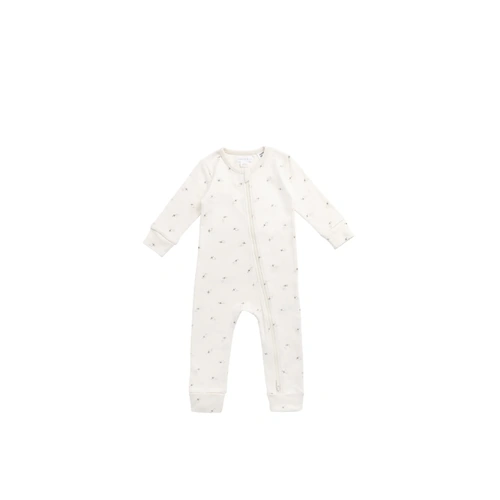 Jamie Kay Organic Cotton Reese Zip Onepiece - Bumblebees [Size: 0-3M]