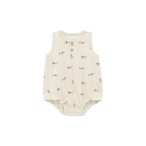 Jamie Kay Organic Cotton Archie Playsuit - Play Ball