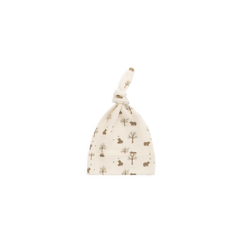 Jamie Kay Organic Cotton Knot Beanie - Honey Bear Cloud