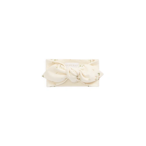Jamie Kay Organic Cotton Headband - Josepha Egret Small