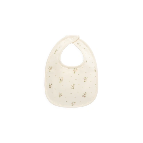 Jamie Kay Organic Cotton Bib - Josepha Egret Small