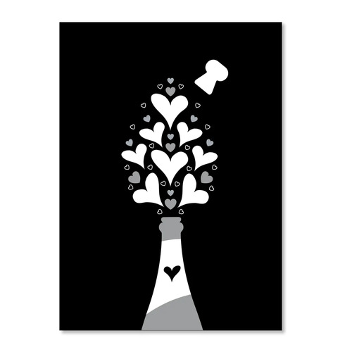 Just Smitten Pop! Fizz Hearts Card