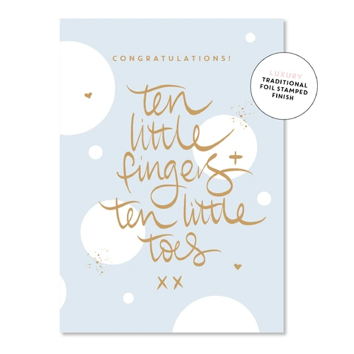 Just Smitten - 10 Fingers and Toes Blue