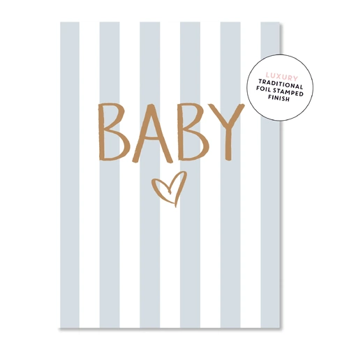 Just Smitten - Baby Bold Stripe Blue