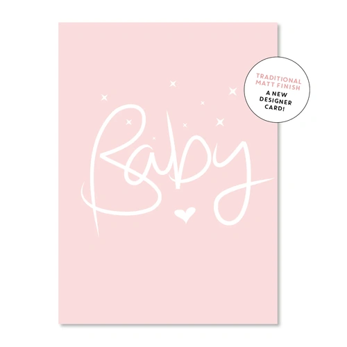 Just Smitten - Baby Script Pink 