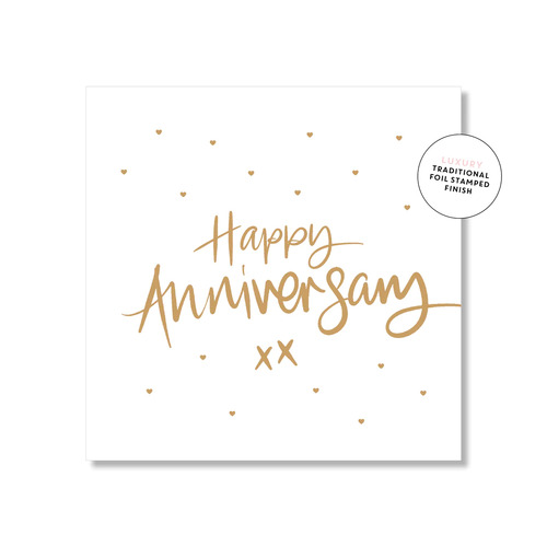 Just Smitten Happy Anniversary Card