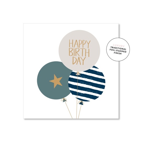 Just Smitten - Blue Balloons
