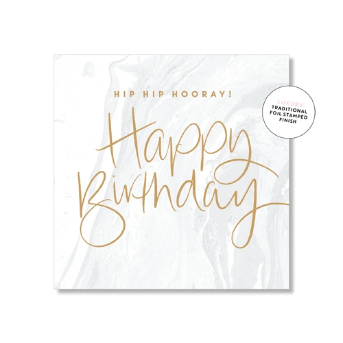 Just Smitten- Happy Birthday Marble
