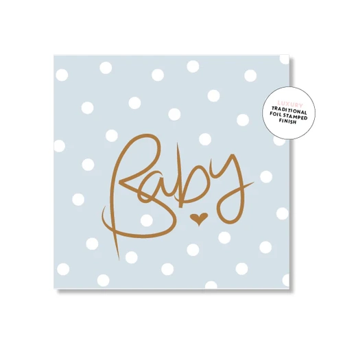 Just Smitten - Polkadot Baby Blue