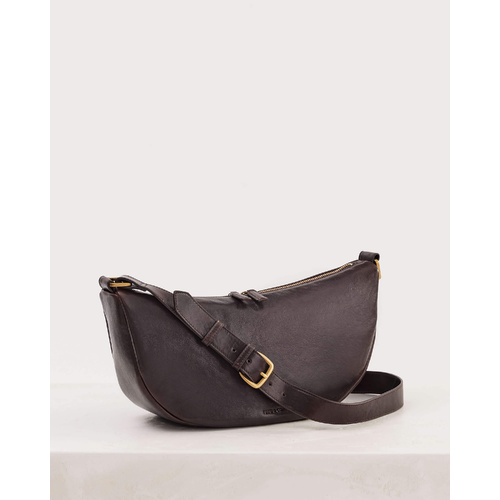 Juju & Co Crescent Sling Bag - Mahogany