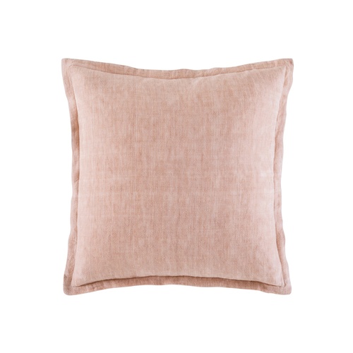 Kas Linen Cushion 50cm x 50cm [Colour : Blush]
