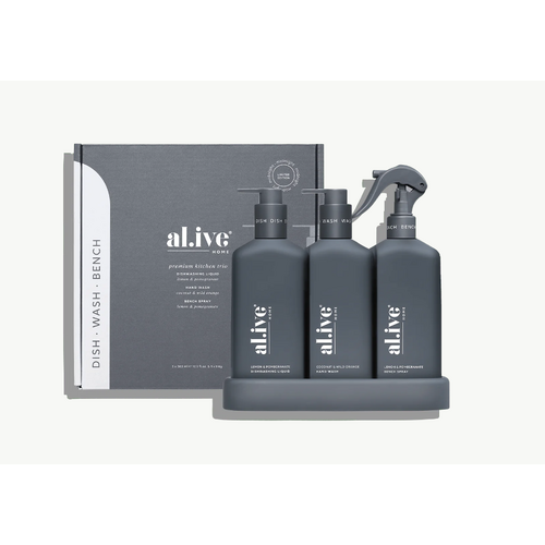 Al.ive Body Limited Edition Kitchen Trio - Lemon & Pomegranate + Coconut & Wild Orange