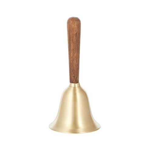 Coast to Coast-Chime Brass/Wood Bell 7x15cm
