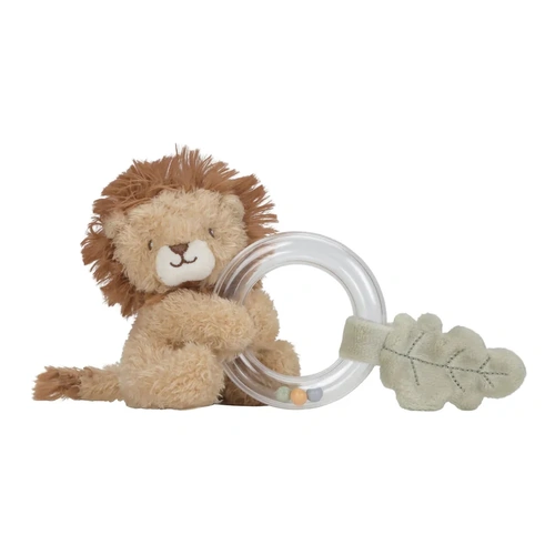 Little Dutch Safari Friends Ring Rattle - Lion