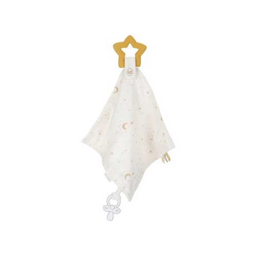 Little Dutch Newborn Naturals Cuddle Cloth With Teething Ring