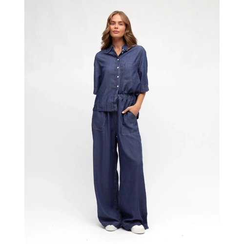 Label Of Love Urban Mirage Casual Pant - Dark Wash