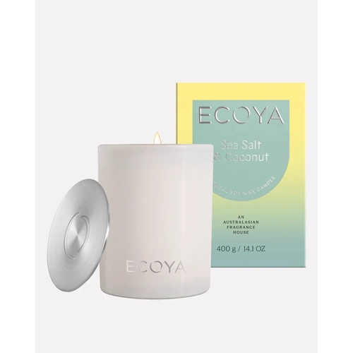 Ecoya Madison Candle 400g - Sea Salt & Coconut