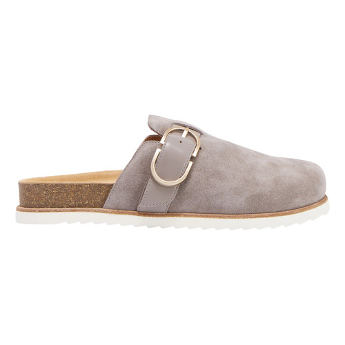 Frankie 4 Margot II Slide - Dark Taupe Suede