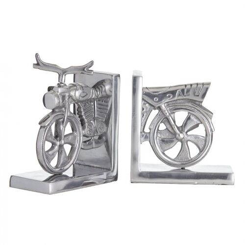 Amalfi Harley Bookends Set 2 - Silver