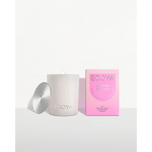 Ecoya-Mini Madison Candle 80g-Sweet Pea & Jasmine